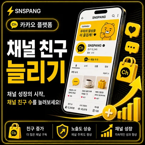 카카오톡 채널친구 늘리기